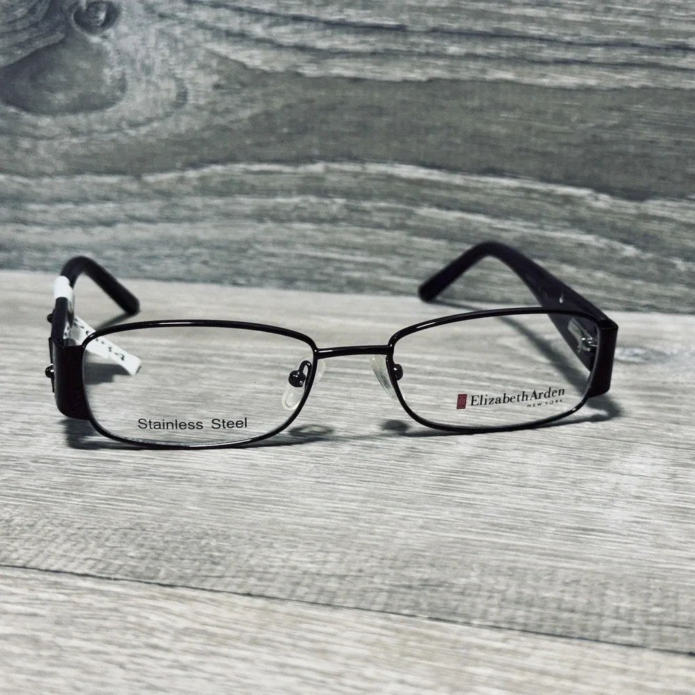 Elizabeth Arden EA1111-3 Eyeglass Frames Womens‎ 51-17-130 Purple Floral Optical